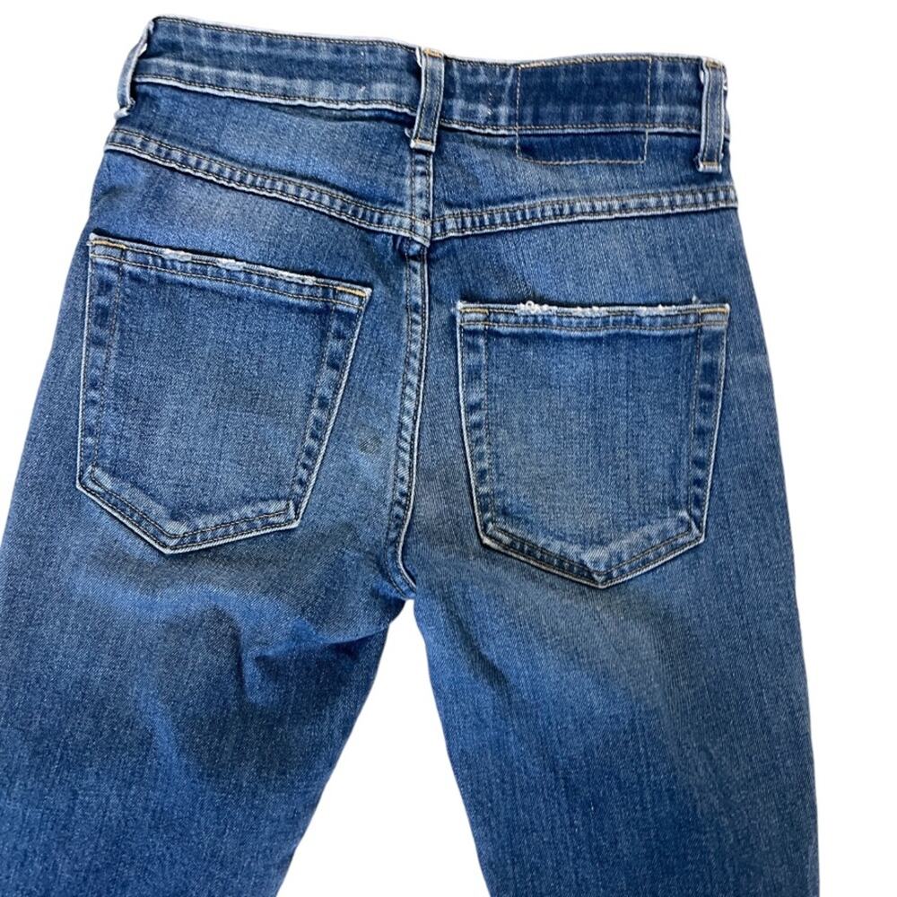 AMO babe thrifted with destroy distressed jeans cropped casual ankle - Picture 6 of 8